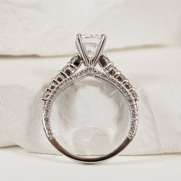 14KW Diamond Accented Ring Setting