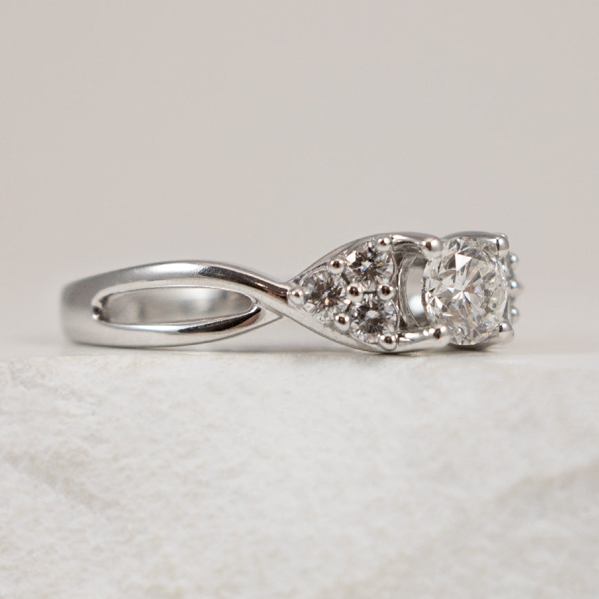 19KW Canadian Diamond Accented Ring