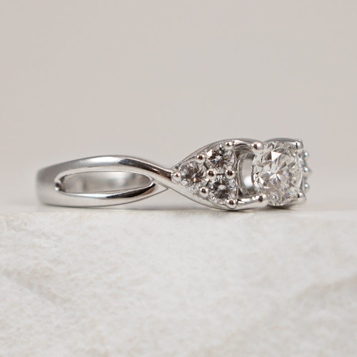 19KW Canadian Diamond Accented Ring