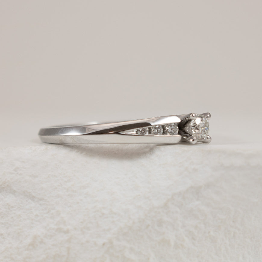 14KW Canadian Diamond Accented Ring