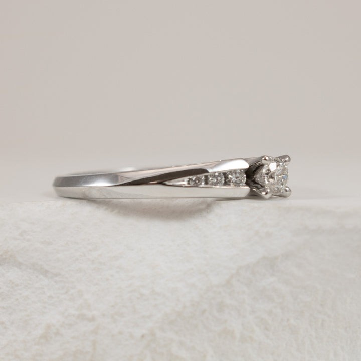 14KW Canadian Diamond Accented Ring