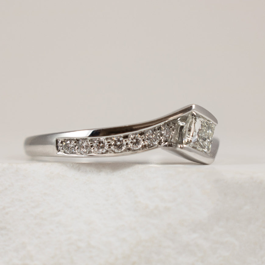 14KW Canadian Diamond Accented Ring