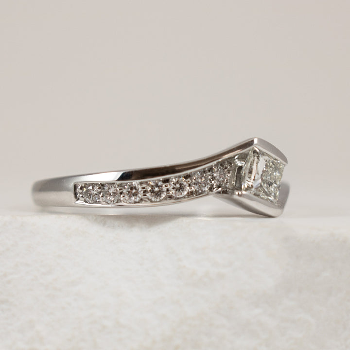 14KW Canadian Diamond Accented Ring