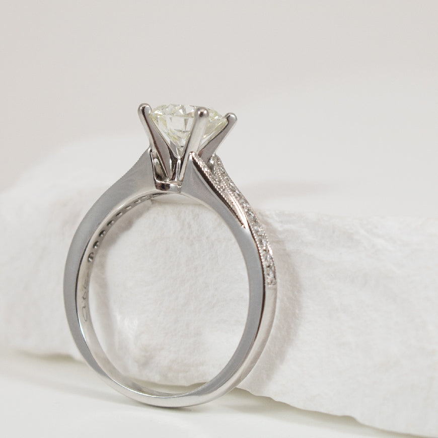 14KW Roman & Jules 1.20CT Diamond Engagement Ring