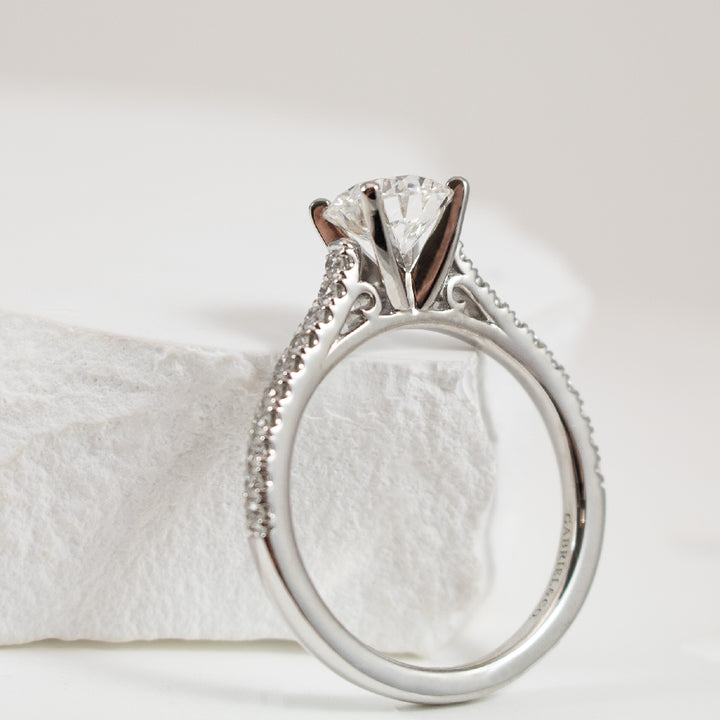 14KW Gabriel & Co. Diamond Engagement Ring