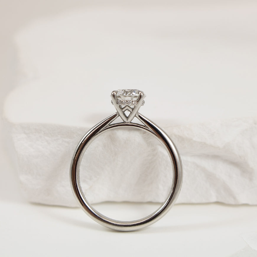 Platinum Forevermark Diamond Engagement Ring