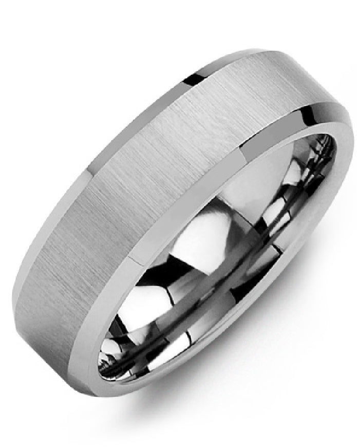 Mardini Tungsten Alternative 7mm Band            

Madani Tungsten Alternative Band

Brushed Center with Polished Edge Finish

Width 7mm

Finger Size 9.5

