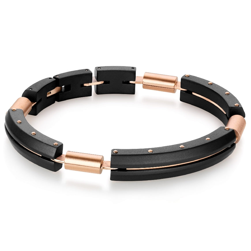 Italgem Black Stainless S. & RG IP Plated Bracelet

Italgem Stainless Steel Matte Black & Rose Gold IP Plated Bracelet

Chain Length 9'

