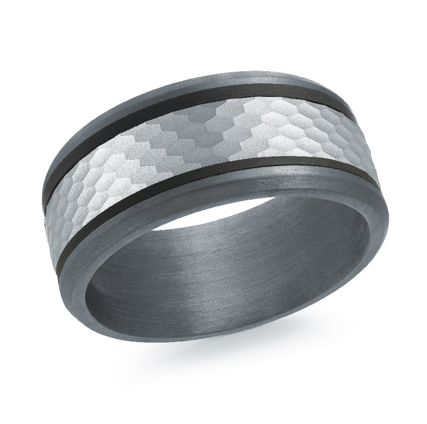 Mardini Hammered Mixed Metal Alt. 9.5mm Wide Band    


Mardini 14K White Gold, Tantalum & Carbon Fiber Alternative Band

Satin & Hammered Finish

Width 9.5mm

Finger Size 10
