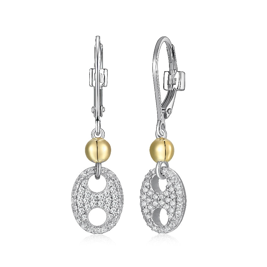 Elle Collection SS & G/R Plate Cubic Zirconia Earrings

Elle Collection Sterling Silver & Gold/Rhodium Plate 'Espion' Cubic Zirconia Earrings

Earring Closure Leverback

 