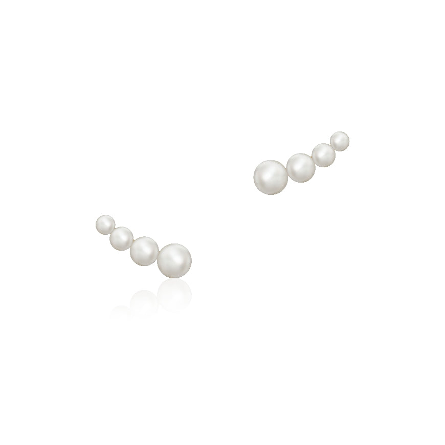 18KY Birks 'Pearl' Freshwater Pearl Bar Earrings       

18K Yellow Gold Birks 'Pearl' Graduated Freshwater Pearl Bar Earrings

3-6mm Freshwater Pearls

Earring Closure Post with Butterfly Back
