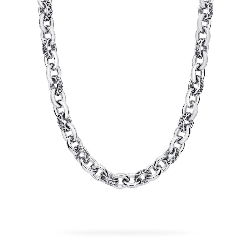 SS Birks 'Muse' Bold Link Monogram Necklace     

Sterling Silver Birks 'Muse' Collection Bold Link Monogram Necklace

Chain Length 19'

