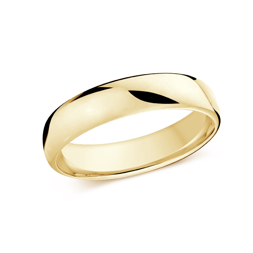 10KY Malo Classic Collection Euro 5mm Band      

Malo 10K Yellow Gold Euro Band

Thickness 2mm Comfort Fit

Width 5mm 

Finger Size 10
