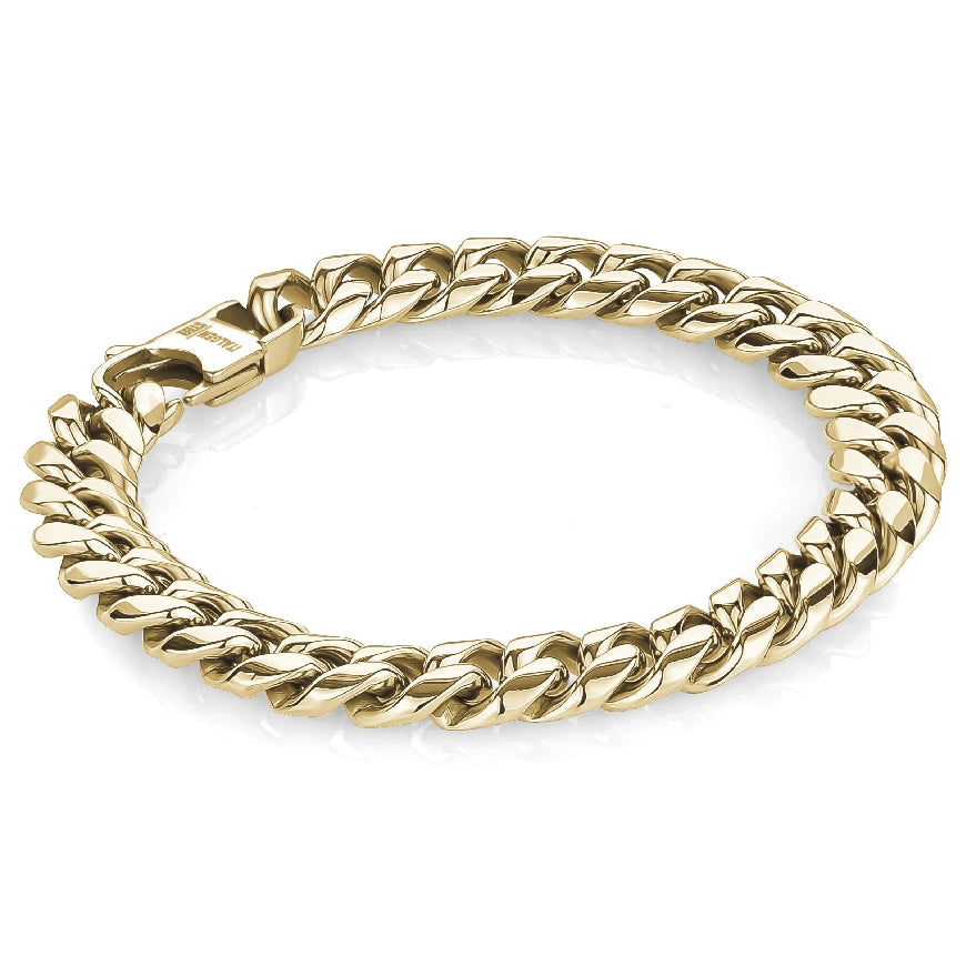 Italgem Stainless S. YG IP Plated Cuban Bracelet  

Italgem Stainless Steel Yellow Gold IP Plated Cuban Bracelet

Bracelet Length 8.75'

