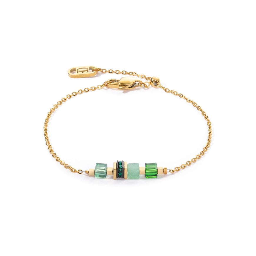 Coeur De Lion Gold & Green Chain Bracelet         

Coeur De Lion Gold & Green Adjustable Chain Bracelet

Bracelet Length Adjustable
