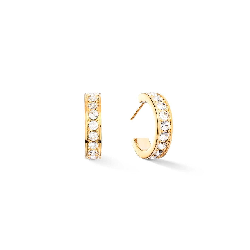 Coeur De Lion Gold IP CZ Hoops Earrings           

Coeur De Lion IP Gold Plated Cubic Zirconia Hoop Earrings

Earring Closure Post with Butterfly Back 
