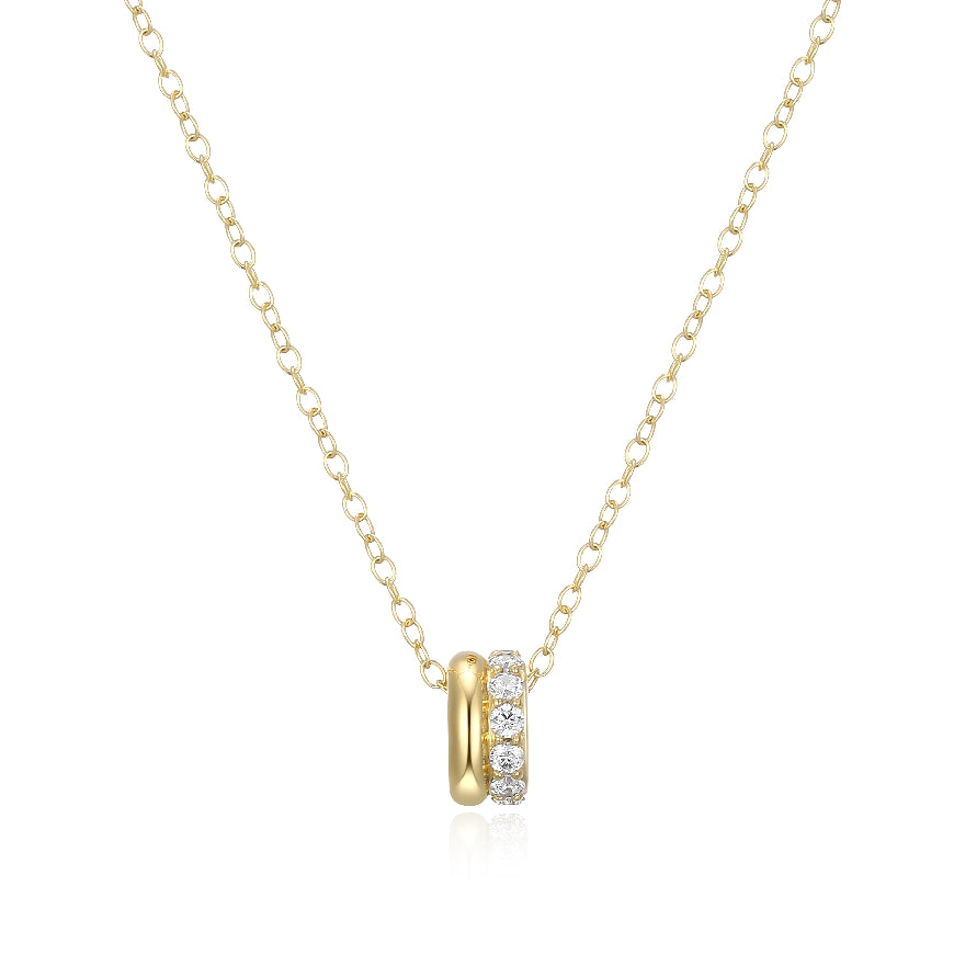 ELLE Collection 'Goddess' Barrel Necklace          

ELLE Collection Gold Plated Sterling Silver 'Goddess' Cubic Zirconia Double Row Barrel Necklace

Chain Length 16+2'







