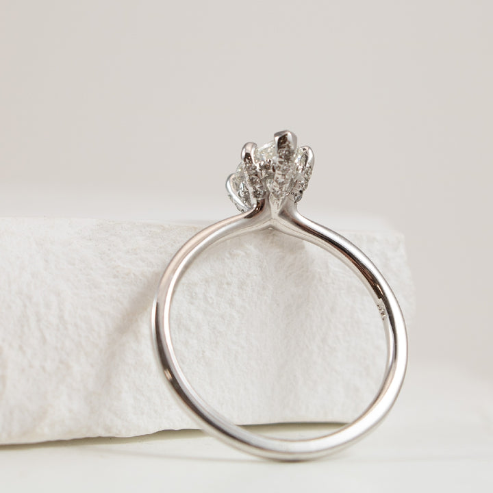 14KW S.Kashi Marquise Diamond Engagement Ring