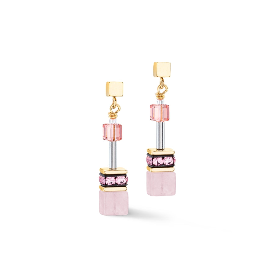 Coeur De Lion Rose & Orange Earrings 

Coeur De Lion Geo Cube Rose & Orange Stick Pin Earrings 

Earring Closure Post with Butterfly Back 