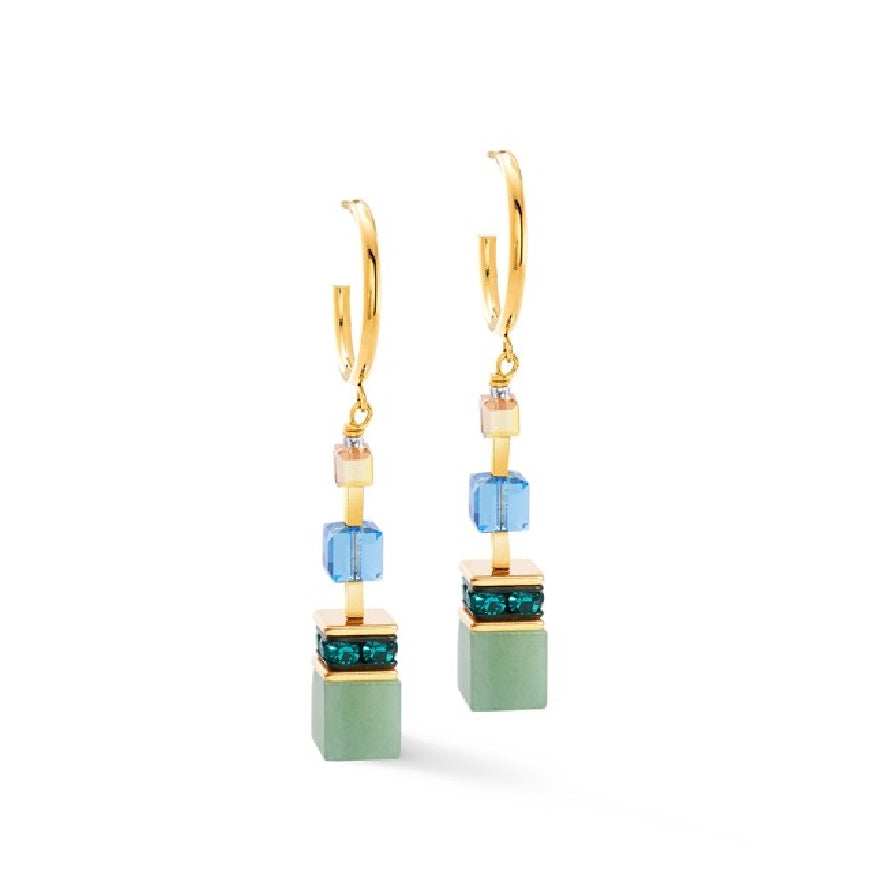 Coeur De Lion Multi Clour Large Geo Cube Earrings

Coeur De Lion Green-Blue-Peach Multi Large Geo Cube Hoop Earrings 

Earring Closure Hoop with Butterfly Back


