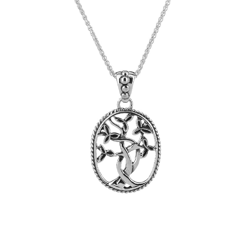 Sterling Silver Keith Jack Tree of Life Necklace 

Pendant Size Small

Chain length 18'


