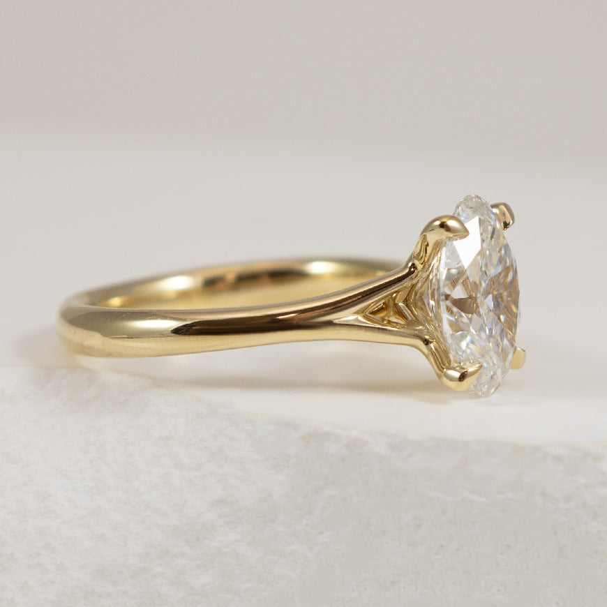 14KY 2.04CT Solitaire Diamond Engagement Ring