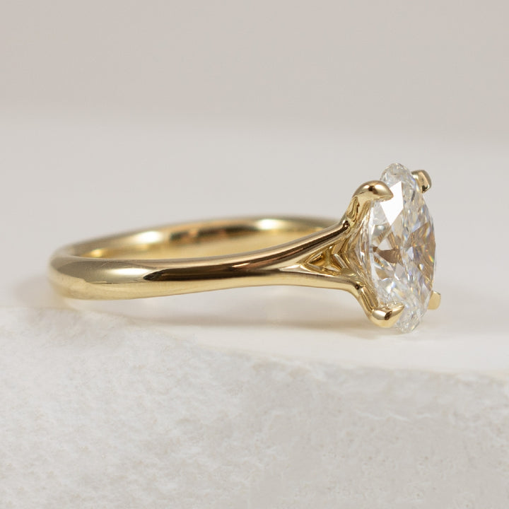 14KY 2.04CT Solitaire Diamond Engagement Ring