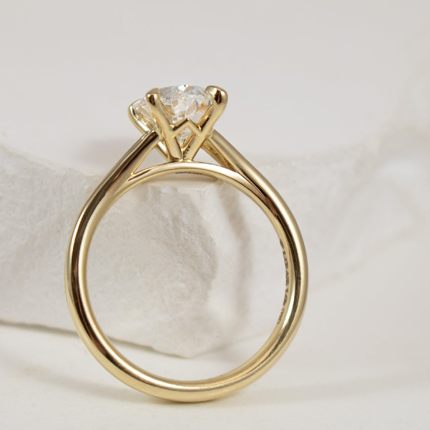 14KY 2.04CT Solitaire Diamond Engagement Ring